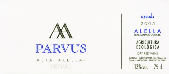 Alta-Alella_Parvus-Syrah-2005