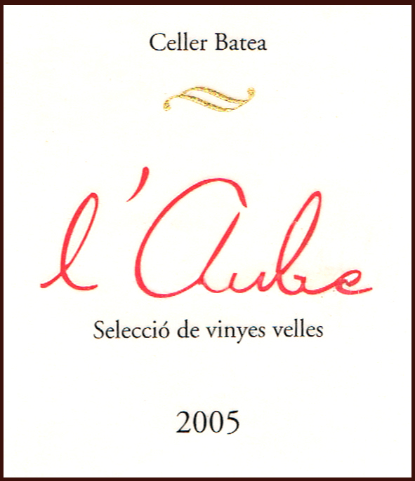 Celler-Batea_LAube-Seleccio-Vinyes-Velles-2005