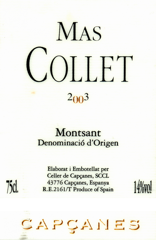 Celler-Capcanes_Mas-Collet-2003