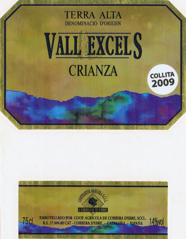 Cop-Agricola-Corbera-dEbre-SCCL_Vall-Excels-Crianza-2009