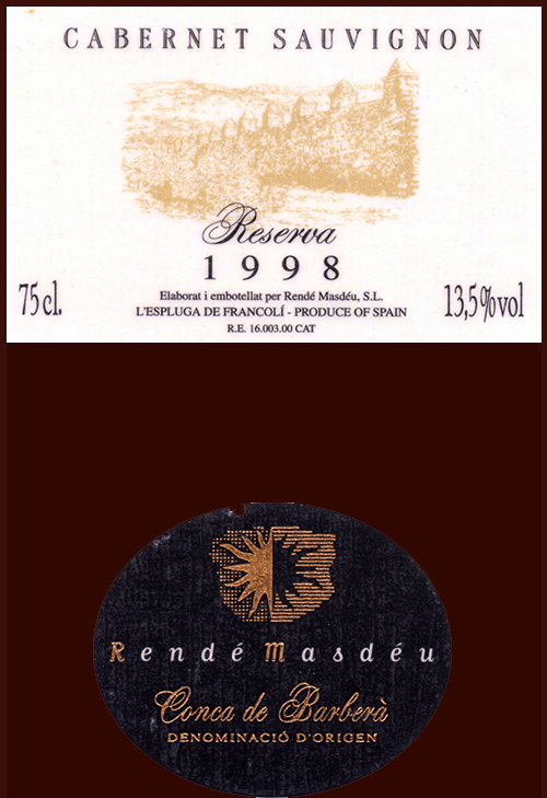 Rende-Masdeu_Cabernet-Sauvignon-Reserva-1998
