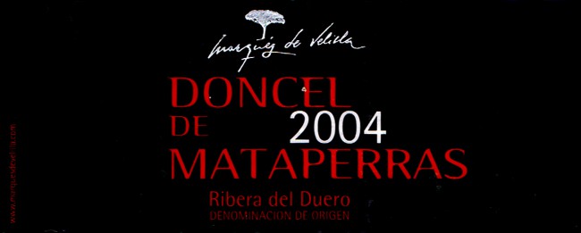 Marqués de Velilla SA_Doncel de Mataperras 2004