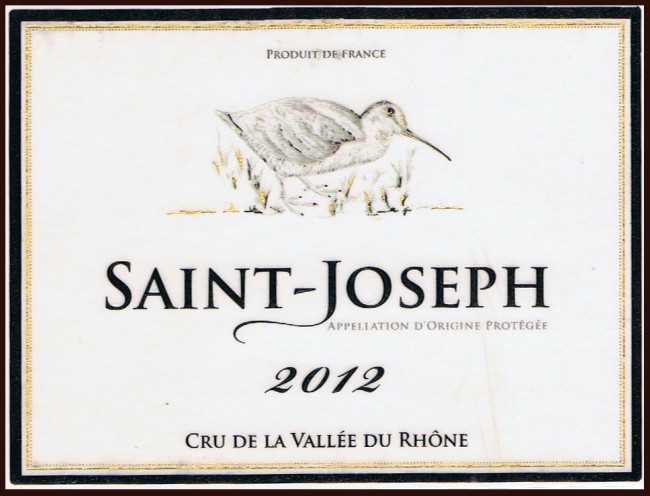 Cellier Saint Jean_Saint Joseph 2012