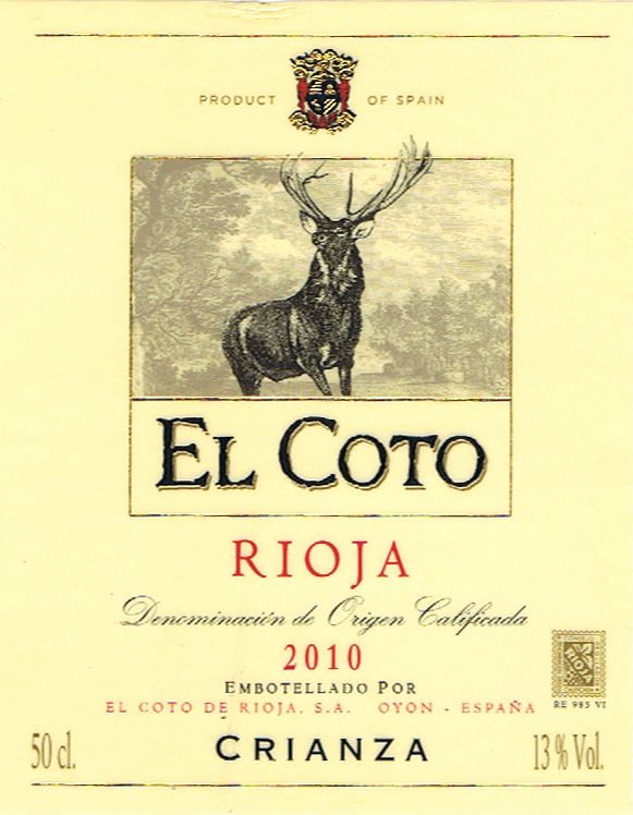 El Coto de Rioja SA_El Coto Crianza 2010